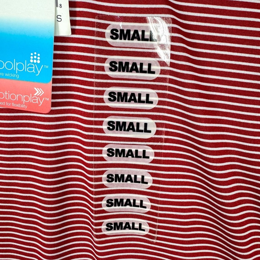 Pro Tour Polo Shirt Mens Small Red Golf Performance Coolplay Motionplay NEW - Picture 4 of 12